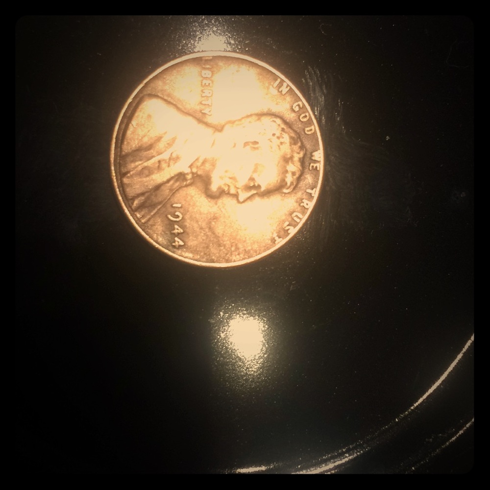 Rare, no mint, 1944 wheat penny
